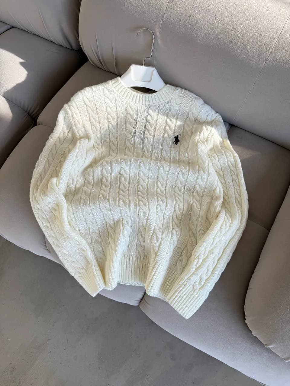 RALPH LAUREN BİSİKLET YAKA TRİKO BEYAZ görünüm 1