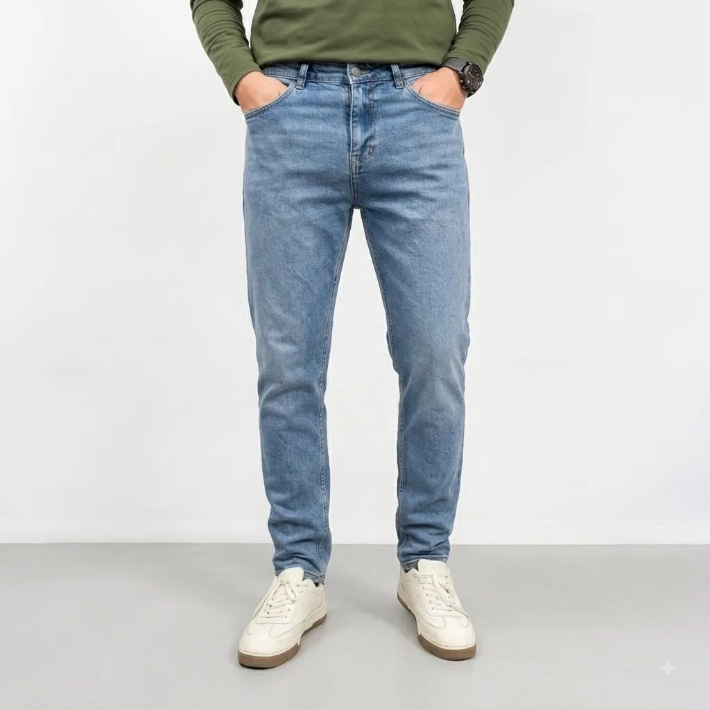 BOYFRİEND KOT PANTOLON MAVİ görünüm 1